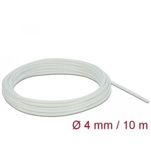 Rękaw z włókna szklanego 10 m x 4 mm biały Delock 18927