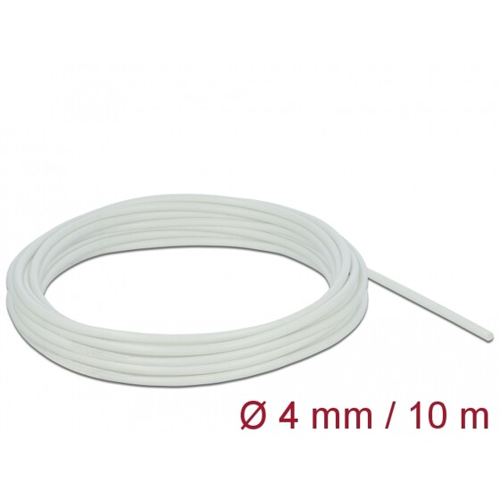 Rękaw z włókna szklanego 10 m x 4 mm biały Delock 18927
