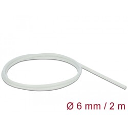 Rękaw z włókna szklanego 2 m x 6 mm biały Delock 18928