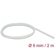 Rękaw z włókna szklanego 2 m x 6 mm biały Delock 18928
