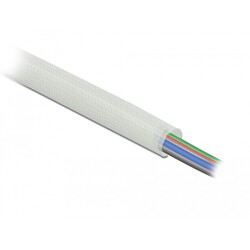 Rękaw z włókna szklanego 5 m x 6 mm biały Delock 18929 Rękaw z włókna szklanego 5 m x 6 mm biały Delock 18929