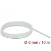 Rękaw z włókna szklanego 10 m x 6 mm biały Delock 18930