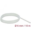 Rękaw z włókna szklanego 10 m x 6 mm biały Delock 18930
