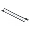 Trytytka z uchem zapięcia 300 x 7,6 mm czarna 10 szt. Delock 18952