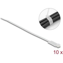 Trytytka z uchem zapięcia 270 x 4,8 mm biała 10 szt. Delock 18957