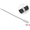 Trytytka z uchem zapięcia 270 x 4,8 mm biała 10 szt. Delock 18957
