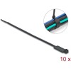 Trytytka z uchem zapięcia 270 x 4,8 mm czarna 10 szt. Delock 18961