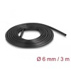 Rurka osłonowa PVC 3 m x 6 mm czarna Delock 18992
