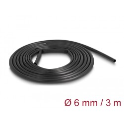 Rurka osłonowa PVC 3 m x 6 mm czarna Delock 18992