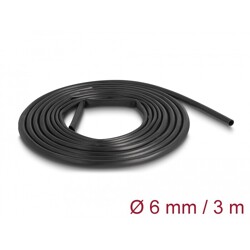 Rurka osłonowa PVC 3 m x 6 mm czarna Delock 18992