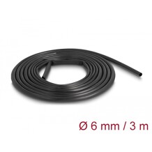 Rurka osłonowa PVC 3 m x 6 mm czarna Delock 18992
