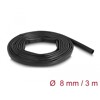 Rurka osłonowa PVC 3 m x 8 mm czarna Delock 19000