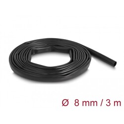 Rurka osłonowa PVC 3 m x 8 mm czarna Delock 19000