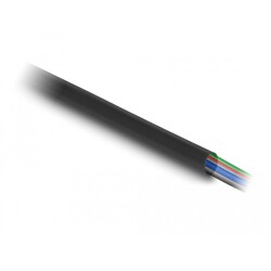 Rurka osłonowa PVC 3 m x 8 mm czarna Delock 19000