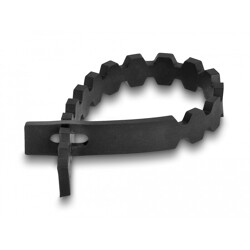 Opaski kablowe wielokrotnego użytku 20 szt. czarne/białe Delock 19002 Opaski kablowe wielokrotnego użytku 20 szt. czarne/białe Delock 19002