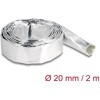 Tuleja kablowa z włókna szklanego i aluminium 2 m x 20 mm Delock 19004