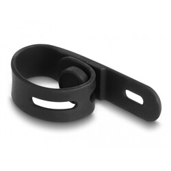 Miękka opaska wielokrotnego użytku 10 szt. czarne/białe Delock 19005 Miękka opaska wielokrotnego użytku 10 szt. czarne/białe Delock 19005