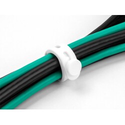 Miękka opaska wielokrotnego użytku 10 szt. czarne/białe Delock 19005 Miękka opaska wielokrotnego użytku 10 szt. czarne/białe Delock 19005