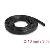 Rurka osłonowa PCV 3 m x 10 mm czarna Delock 19009