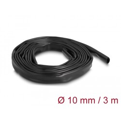 Rurka osłonowa PCV 3 m x 10 mm czarna Delock 19009