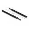 Więzadła do kabli 150 x 12 mm czarne 10 szt. Delock 19010