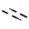 Więzadła do kabli 200 x 12 mm czarne 10 szt. Delock 19011
