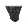 Koszulka pleciona rozciągana 10 m x 16 mm czarna Delock 19033