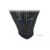 Koszulka pleciona rozciągana 10 m x 16 mm czarna Delock 19033