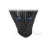 Koszulka pleciona rozciągana 10 m x 25 mm czarna Delock 19047