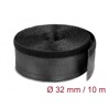 Koszulki plecione z rzepem typu haczyk-pętelka 10 m x 32 mm czarne Delock 19059