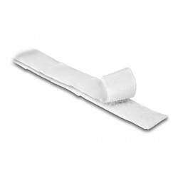 Taśma rzepowa typu haczyk-pętelka 10 m x 20 mm biała Delock 19065 Taśma rzepowa typu haczyk-pętelka 10 m x 20 mm biała Delock 19065