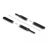 Opaski kablowe rzepowe 300 x 12 mm 10 szt. czarne Delock 19075