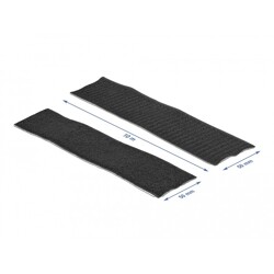 Taśma rzepowa typu haczyk-pętelka 10 m x 50 mm czarna Delock 19094 Taśma rzepowa typu haczyk-pętelka 10 m x 50 mm czarna Delock 19094
