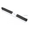 Koszulka pleciona z suwakiem 1 m x 20 mm czarna Delock 19103
