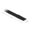 Taśma rzepowa z paskiem w rolce 3 m x 20 mm czarna Delock 19111