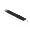 Taśma rzepowa z paskiem w rolce 5 m x 20 mm czarna Delock 19112