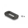 Taśma rzepowa z paskiem w rolce 5 m x 20 mm czarna Delock 19112