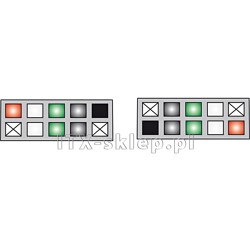 Przedłużacz USB wewnętrzny 10pin - 10pin żeński-żeński 50 cm raster 2,54mm