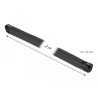 Koszulka pleciona z suwakiem 2 m x 20 mm czarna Delock 19167