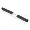 Koszulka pleciona z suwakiem 2 m x 30 mm czarna Delock 19168