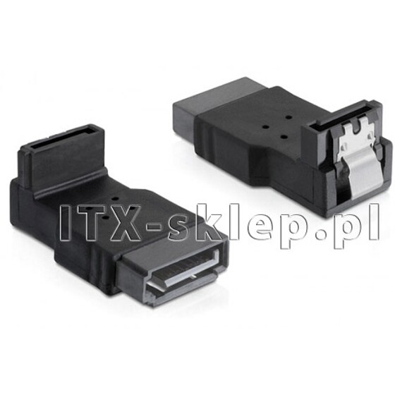 Adapter kątowy SATA 90 stopni męski-żeński