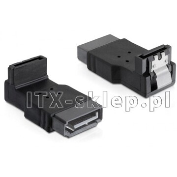 Adapter kątowy SATA 90 stopni męski-żeński