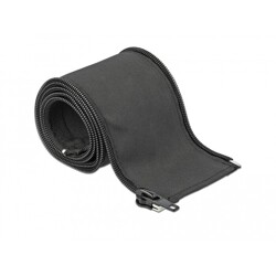 Koszulka tkana z suwakiem 1 m x 25 mm czarna Delock 19217 Koszulka tkana z suwakiem 1 m x 25 mm czarna Delock 19217