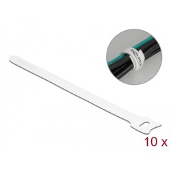 Opaski rzepowe do kabli 200 x 12 mm 10 szt. Delock 19520