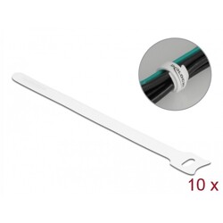 Opaski rzepowe do kabli 200 x 12 mm 10 szt. Delock 19520
