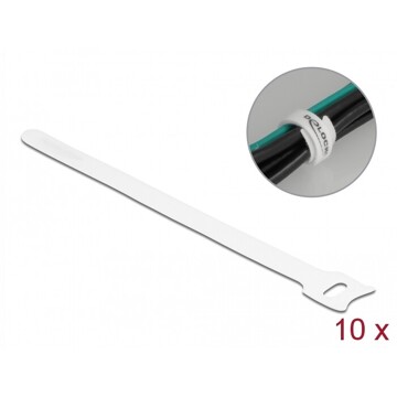Opaski rzepowe do kabli 200 x 12 mm 10 szt. Delock 19520
