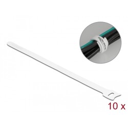 Opaski rzepowe do kabli 250 x 12 mm 10 szt. Delock 19523