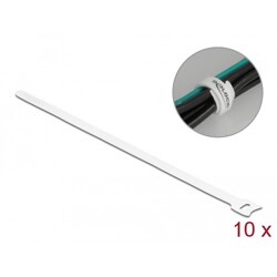 Opaski rzepowe do kabli 300 x 12 mm 10 szt. Delock 19524