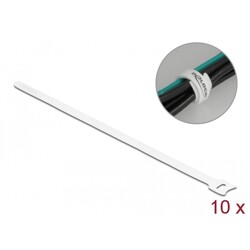 Opaski rzepowe do kabli 300 x 12 mm 10 szt. Delock 19524