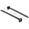 Opaski kablowe z metalową końcówką 203 x 12,7 mm 10 szt. czarne Delock 19726